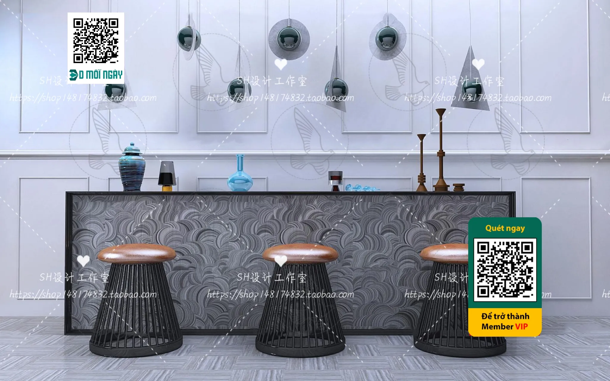 OTHER MODELS - BAR - VRAY / CORONA - 3D MODEL - 5394