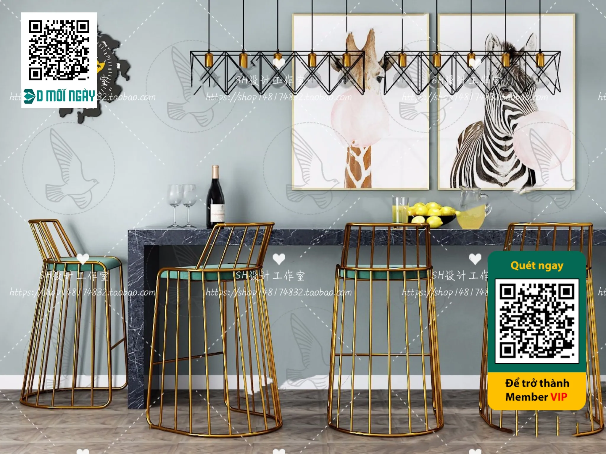 OTHER MODELS - BAR - VRAY / CORONA - 3D MODEL - 5397