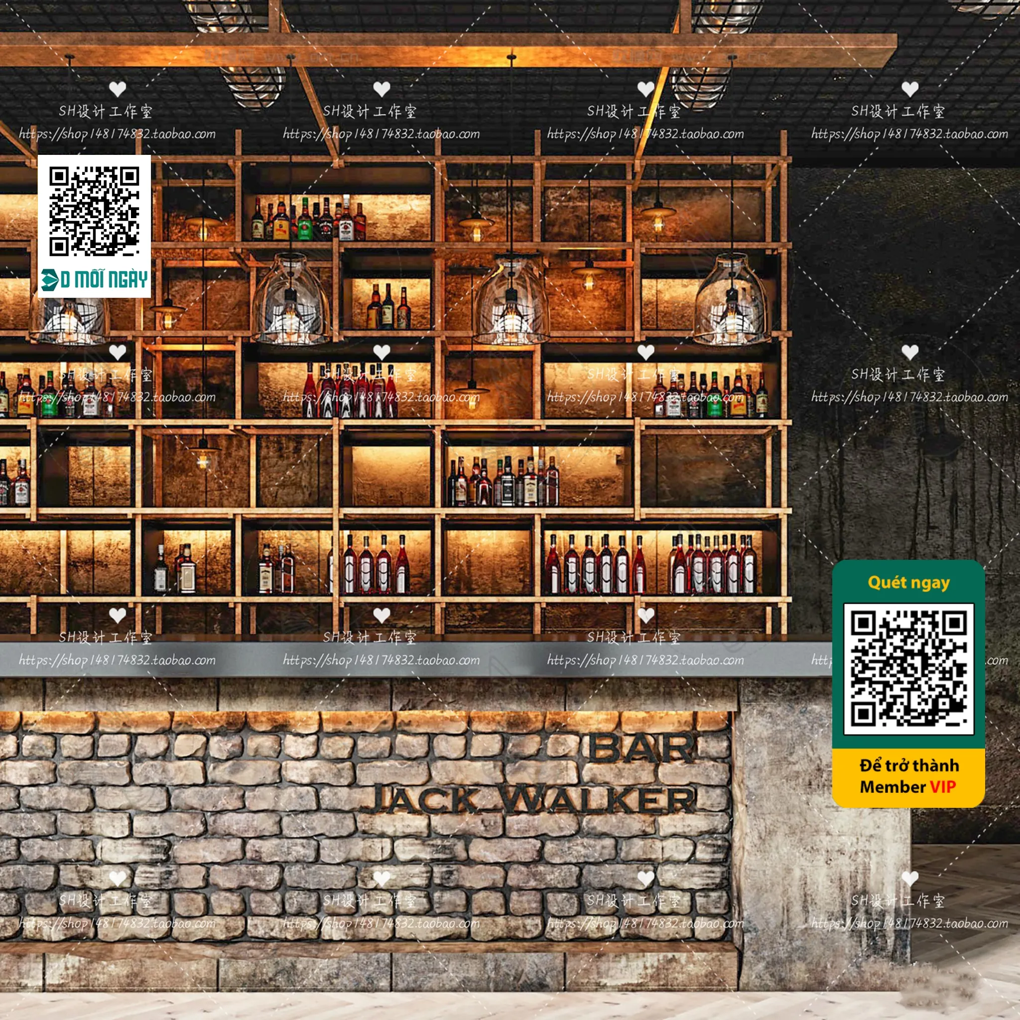 OTHER MODELS - BAR - VRAY / CORONA - 3D MODEL - 5404