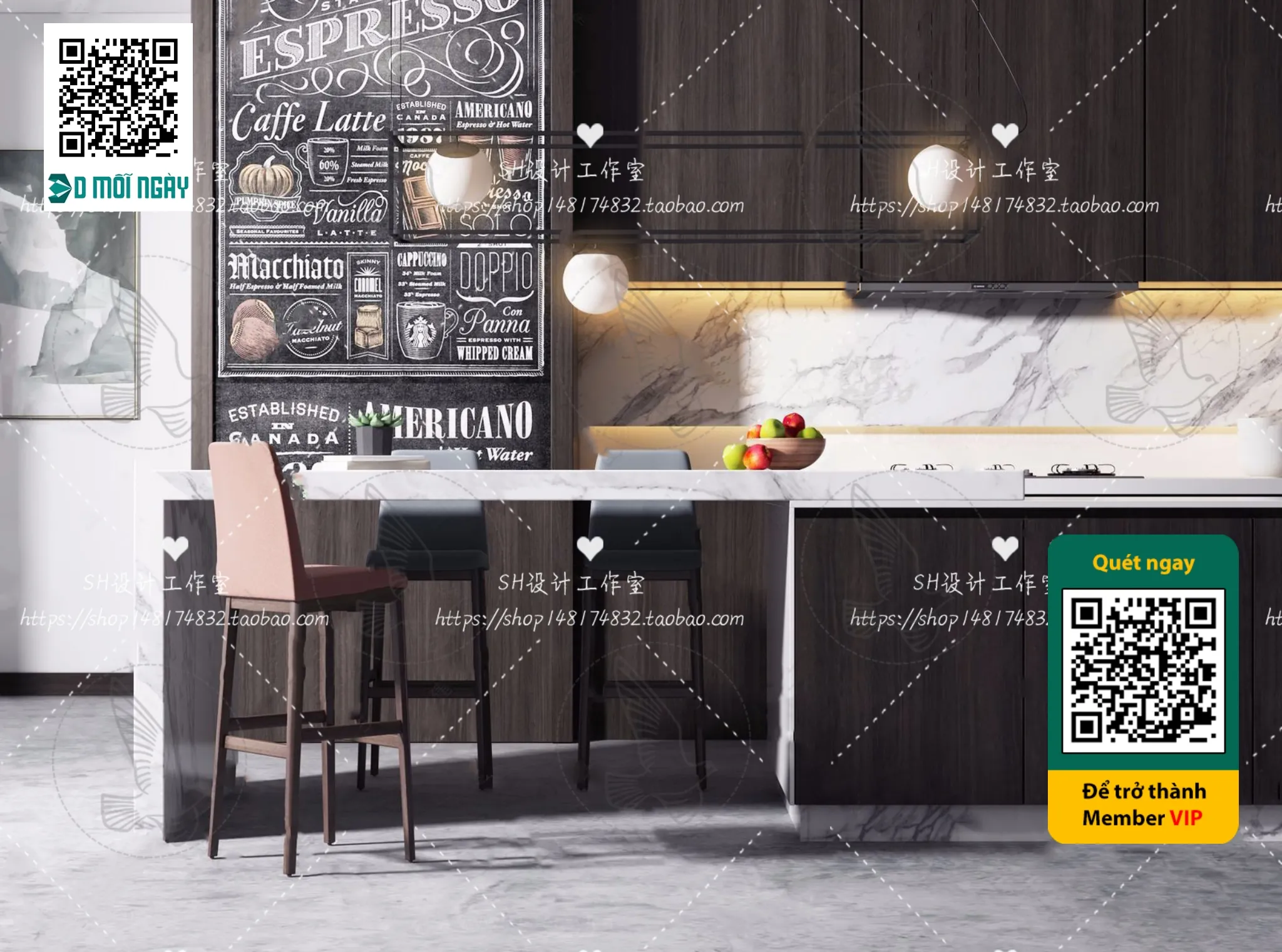 OTHER MODELS - BAR - VRAY / CORONA - 3D MODEL - 5410