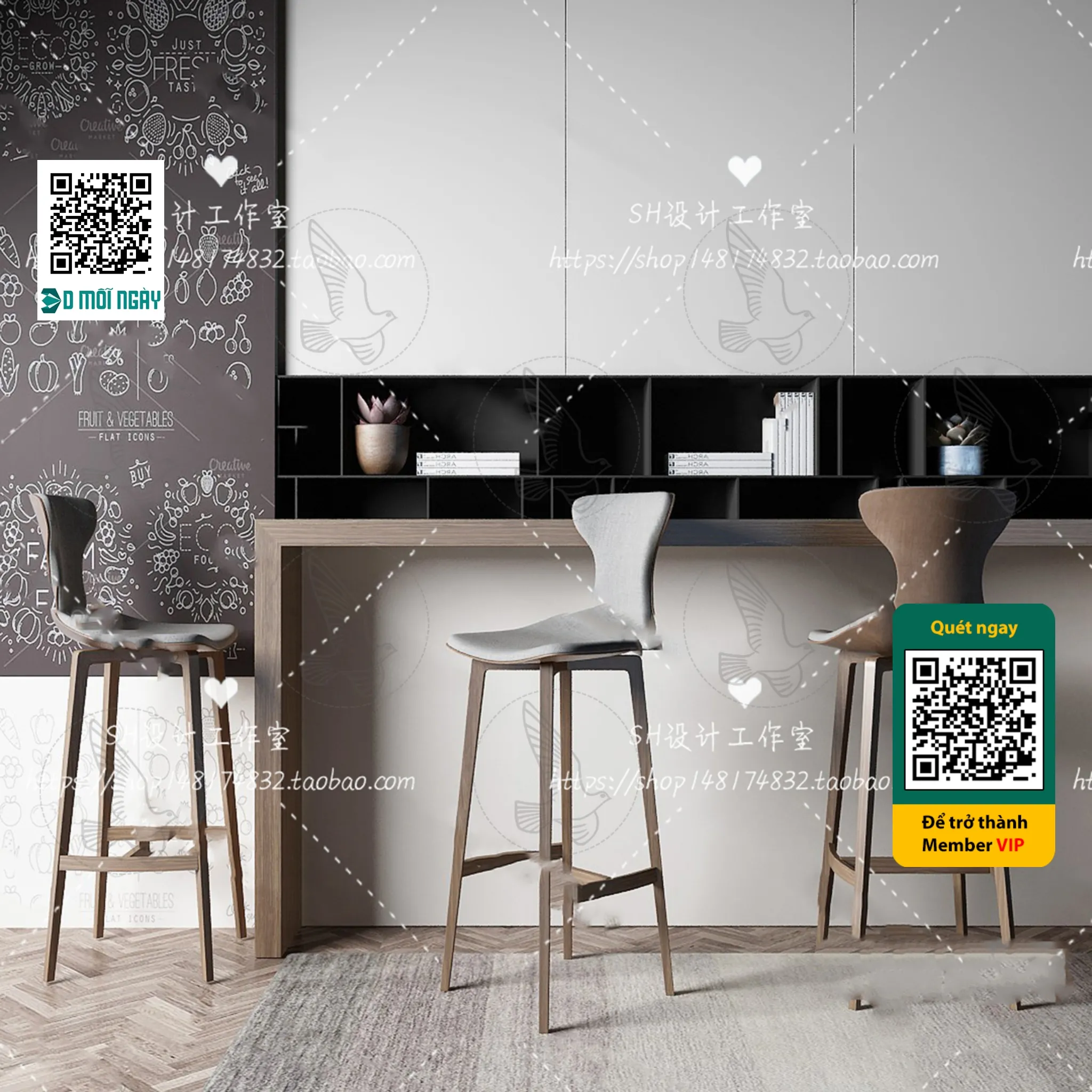 OTHER MODELS - BAR - VRAY / CORONA - 3D MODEL - 5411