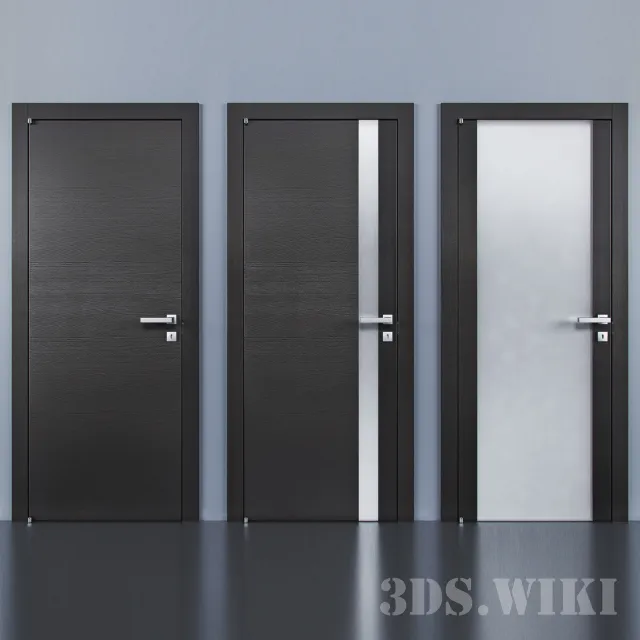 other-models - Barausse doors set 3D Model