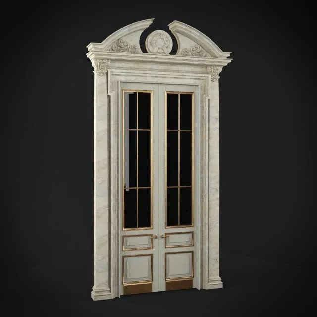 other-models - Baroque portal 3D Model