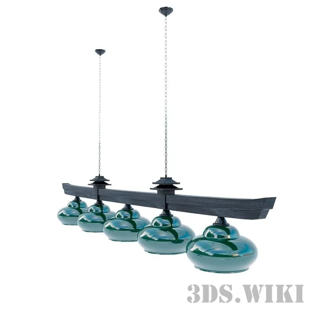 other-models - Billiard Lamp - Samurai 3D Model