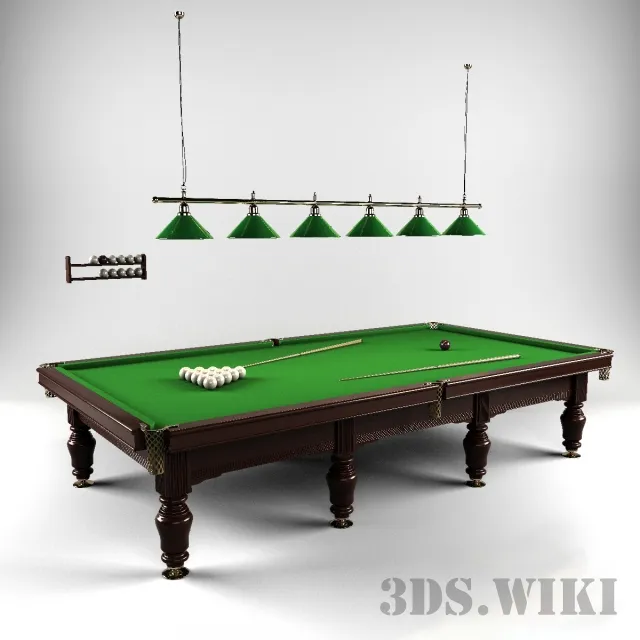other-models - Billiard table 12 feet 3D Model