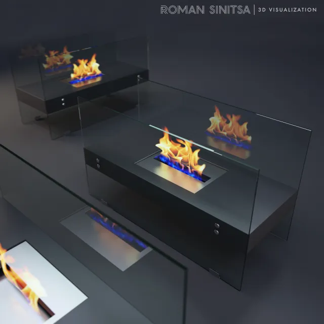 other-models - Bio Ethanol Fireplace 3D Model