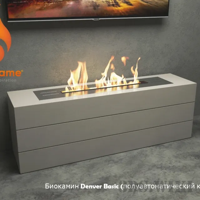 other-models - Biofireplace Denver Basic 3D Model