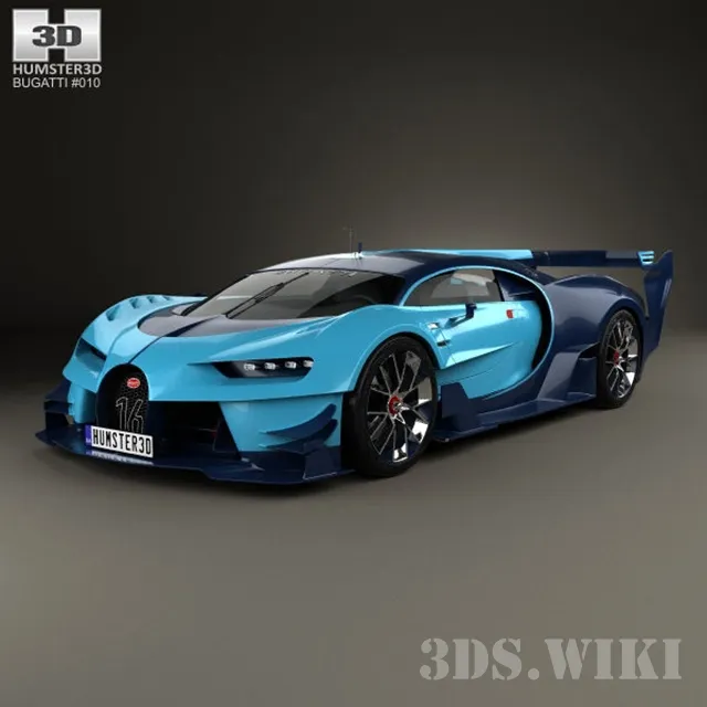other-models - Bugatti Vision Gran Turismo 2015 3D Model