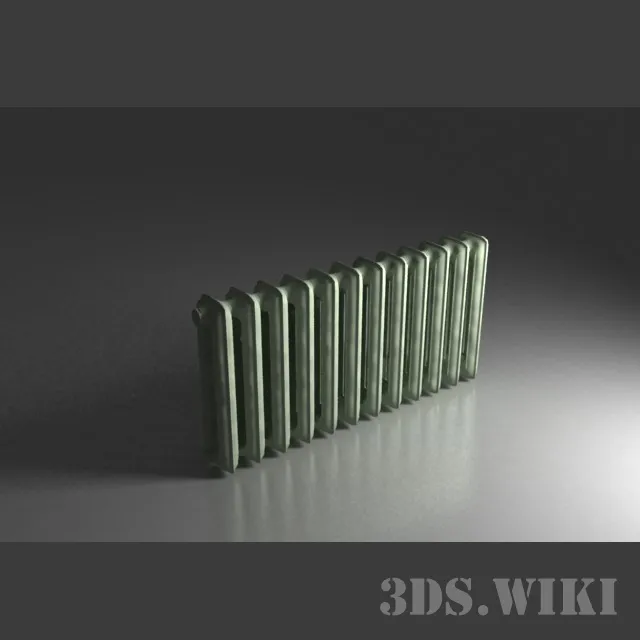 other-models - Cast iron battery 3D Model