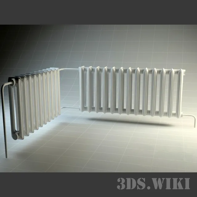 other-models - Cast iron radiator 3D Model