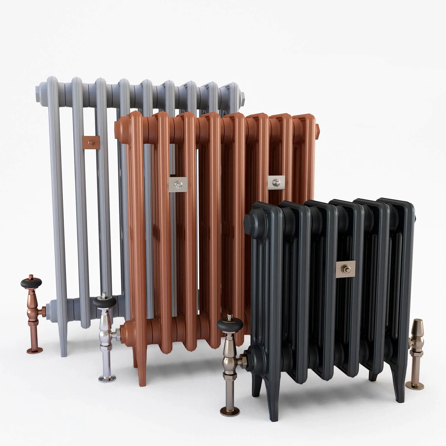 other-models - Castrads Cast Iron Radiators 3D Model
