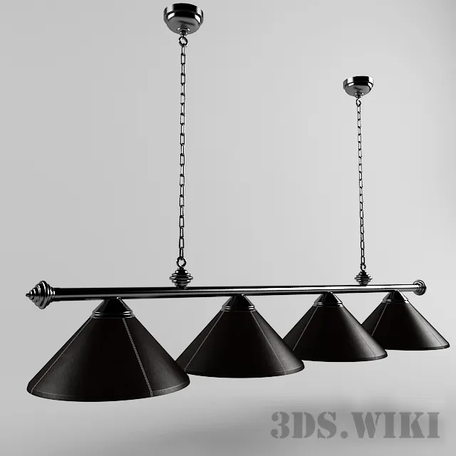 other-models - Chandelier for billiards 3D Model