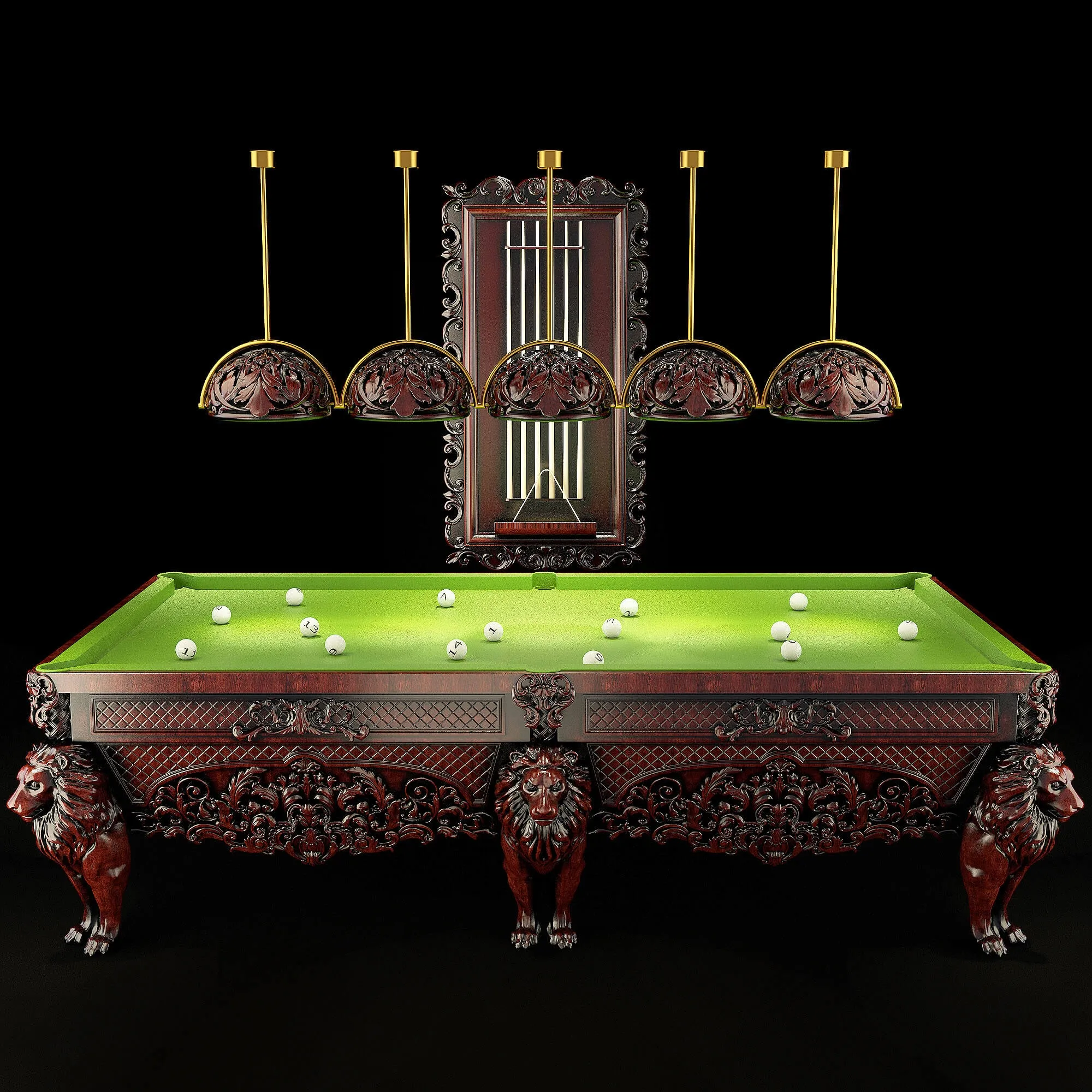 other-models - Classic Billiards 3D Model
