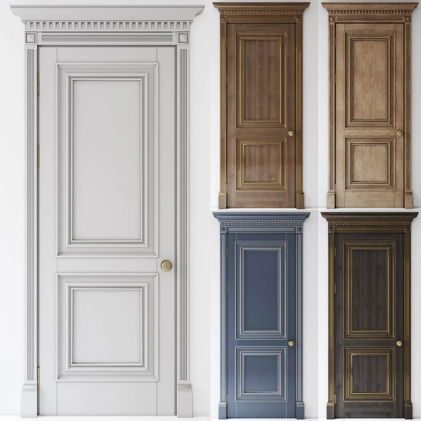 other-models - Classic door collection 3D Model
