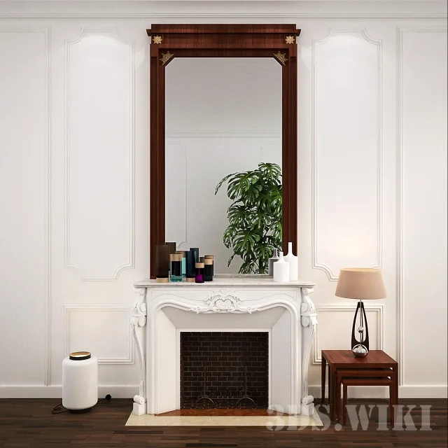 other-models - Classic fireplace 3D Model