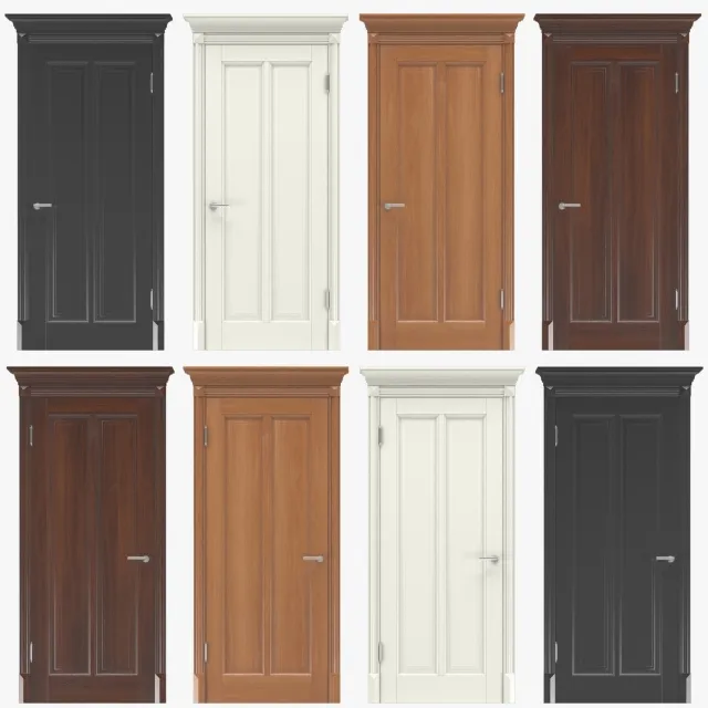 other-models - Classic interior doors 04 3D Model