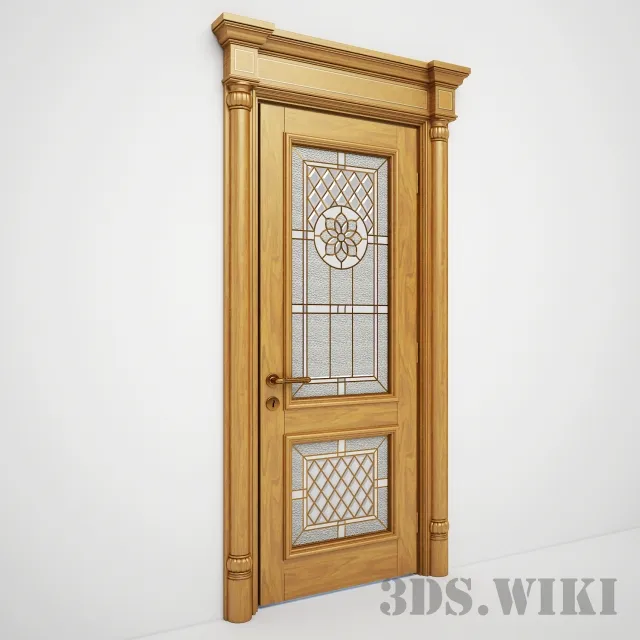 other-models - Classic interior wooden door 3D Model