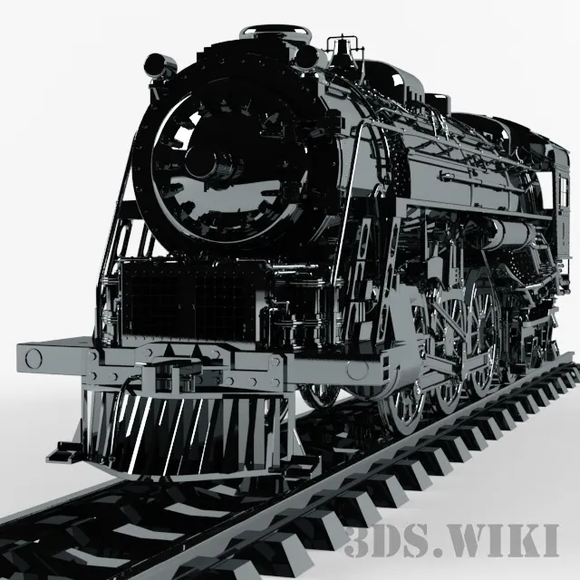 other-models - Classic train 3D Model
