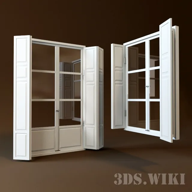 other-models - Classic window and door 3D Model