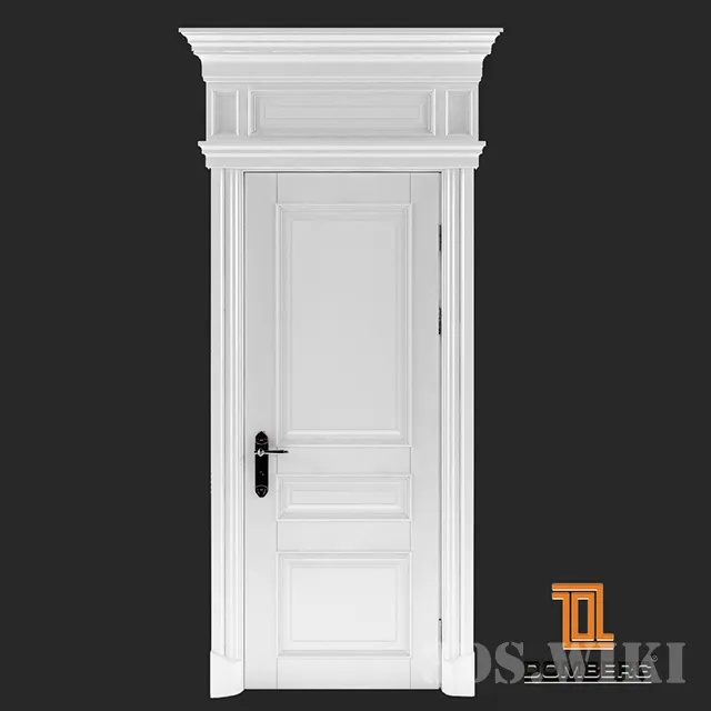 other-models - Classic wooden door 3D Model