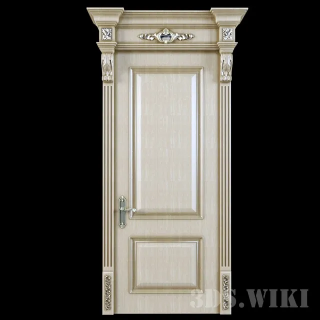 other-models - Classic wooden interior door 3D Model