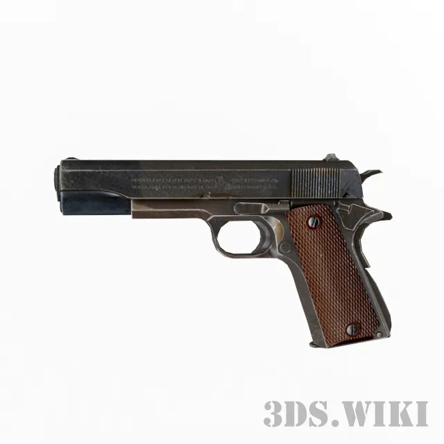 other-models - Colt M1911 pistol 3D Model