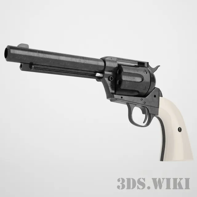 other-models - Colt Peacemaker SAA CO2 pistol 3D Model