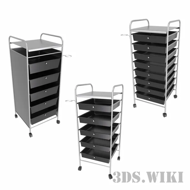 other-models - Comair hairdressing trolley set 3D Model
