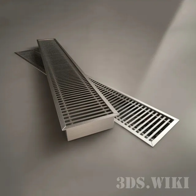 other-models - Convector built into the floor 3D Model