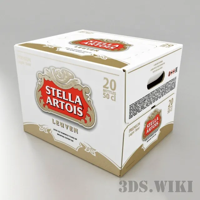 other-models - Corrugated packaging for beer 3D Model