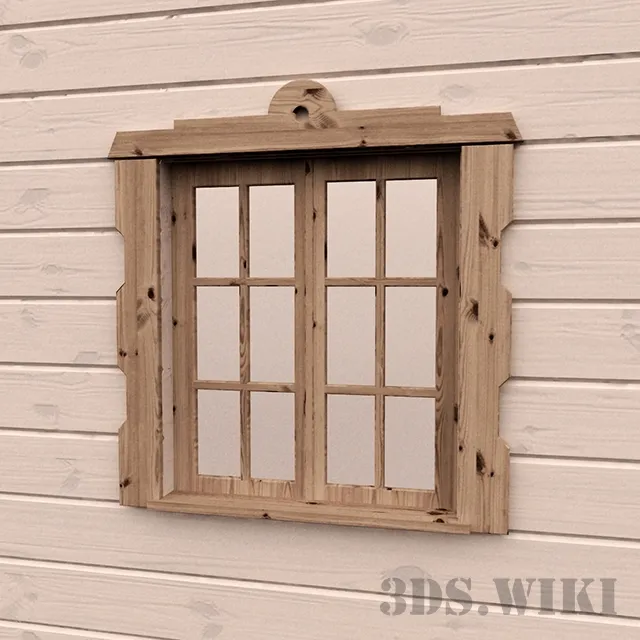 other-models - Country style window 3D Model