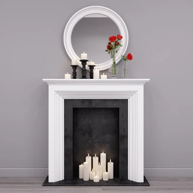 other-models - Decorative fireplace 3 3D Model