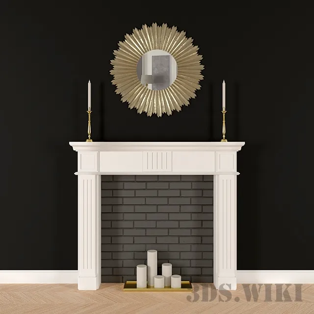 other-models - Decorative fireplace 3D Model