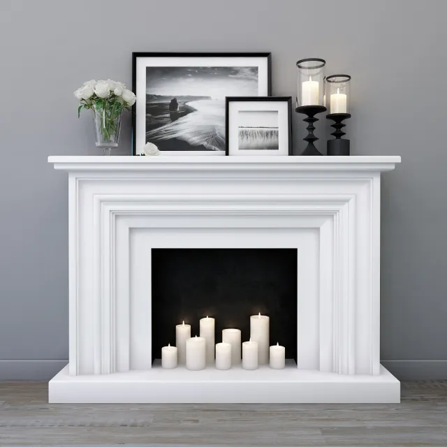 other-models - Decorative fireplace 3D Model