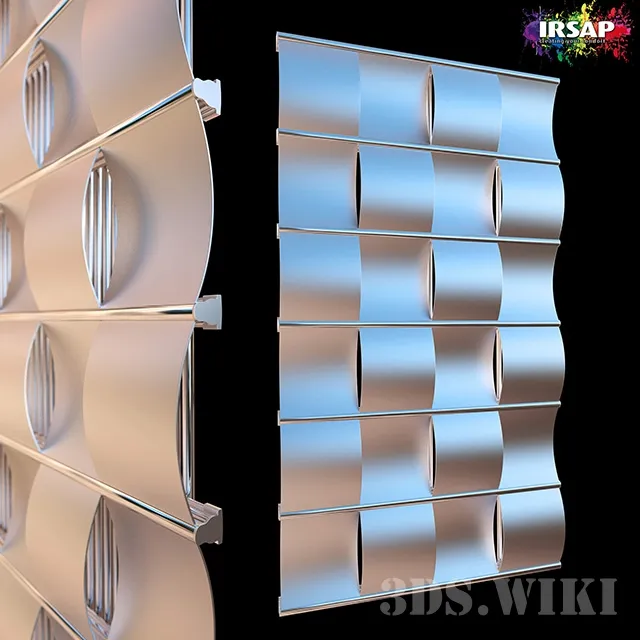 other-models - Design radiator IRSAP CURVAL 3D Model