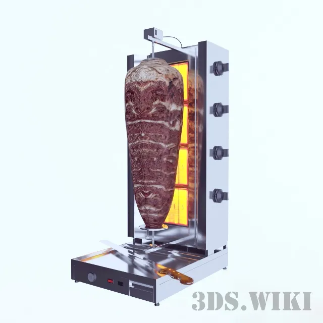 other-models - Doner shawarma machine 3D Model