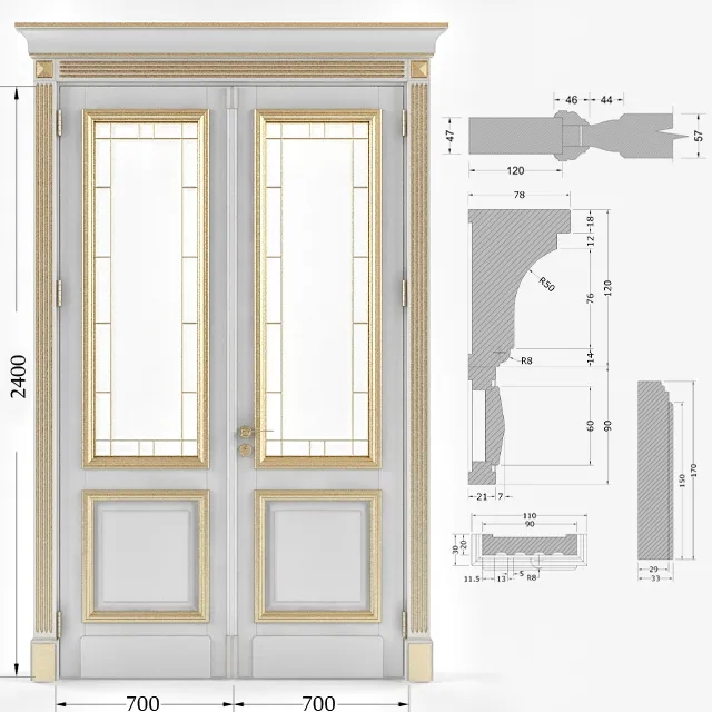 other-models - Door 008 3D Model