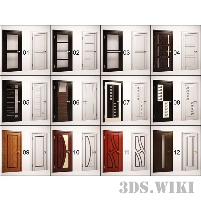other-models - Door collection 3D Model