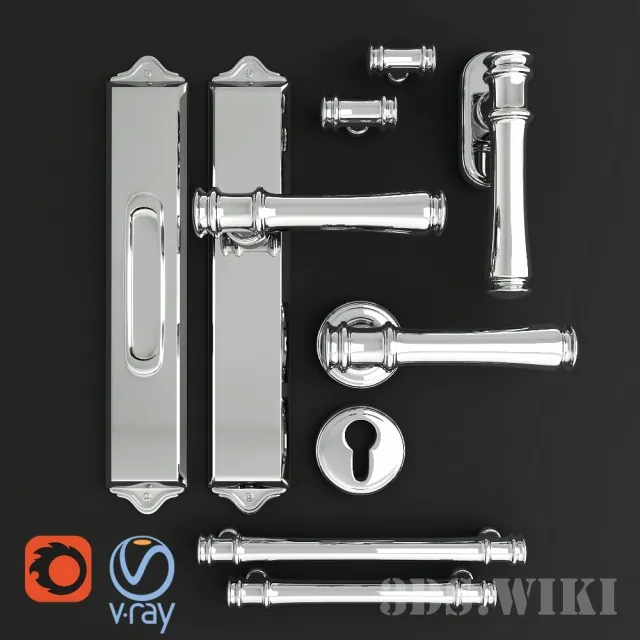 other-models - Door handle Fresia SALICE PAOLO 3D Model
