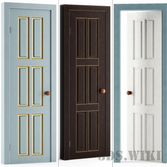 other-models - Door set for restaurants 3D Model