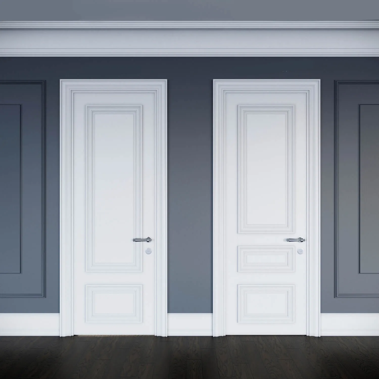 other-models - Doors Barausse doge 3D Model