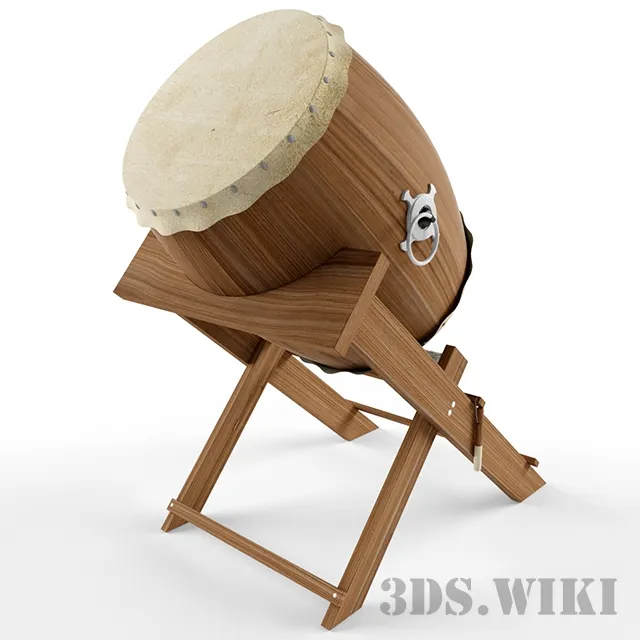 other-models - Drum Taiko 2 3D Model