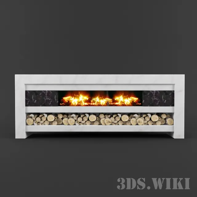 other-models - Electric fireplace 3D Model