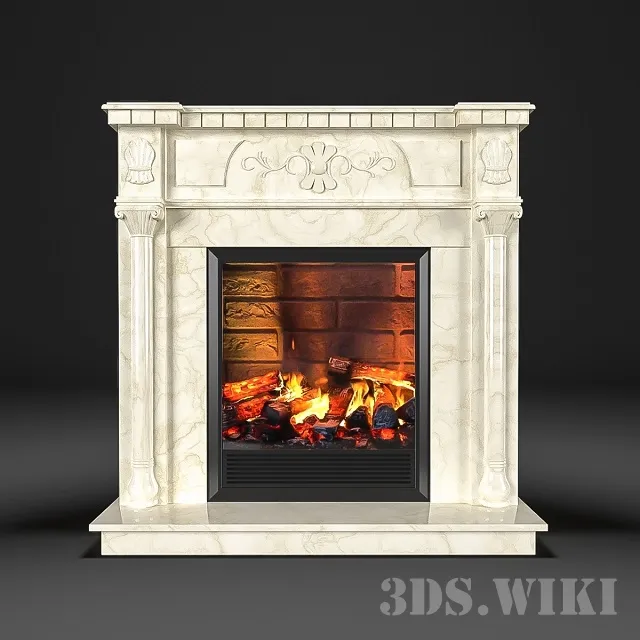 other-models - Electric fireplace Dacota Corner 3D Model