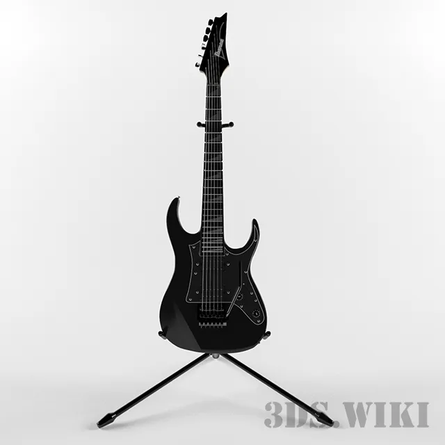 other-models - Electric Guitar Ibanez 3D Model