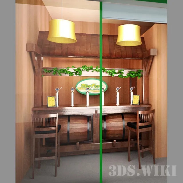 other-models - Equipment for the sale of beer 3D Model