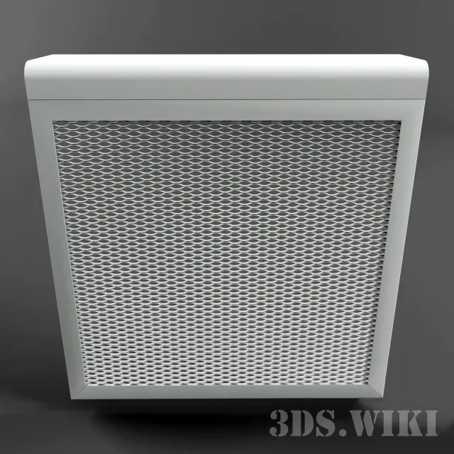 other-models - ERA Decorative metal shield on the radiator 3D Model
