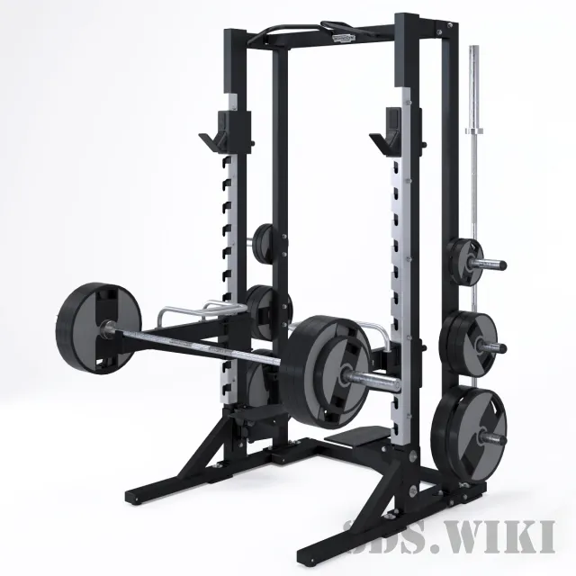 other-models - Exerciser for lifting a bar with a horizontal bar 3D Model