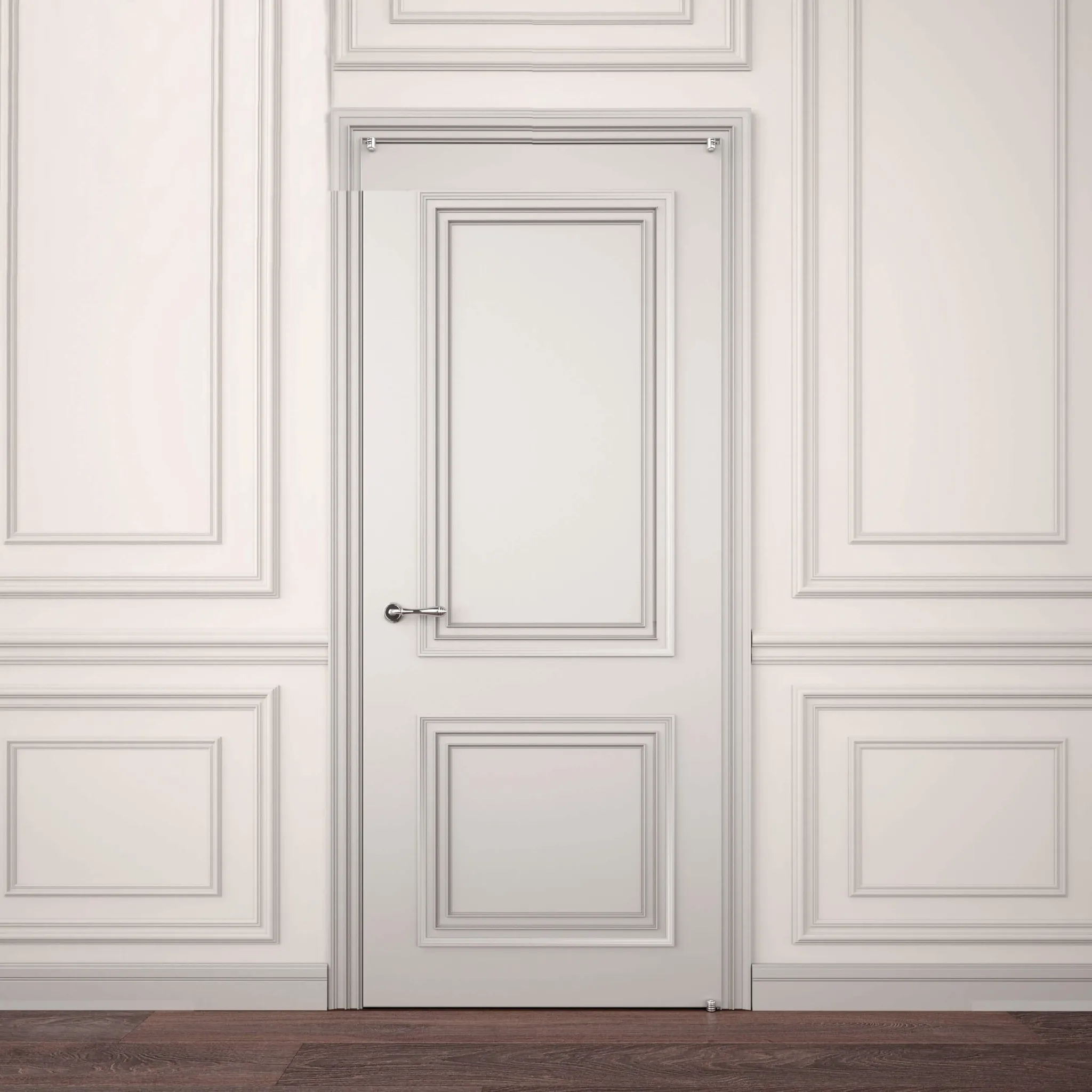 other-models - Finnish doors with wall decor 3D Model