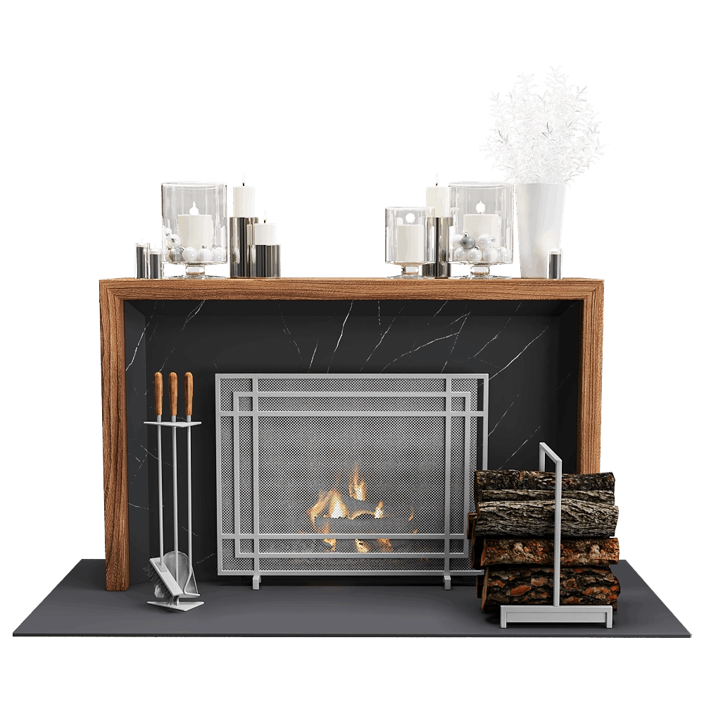 other-models - Fireplace 36 3D Model